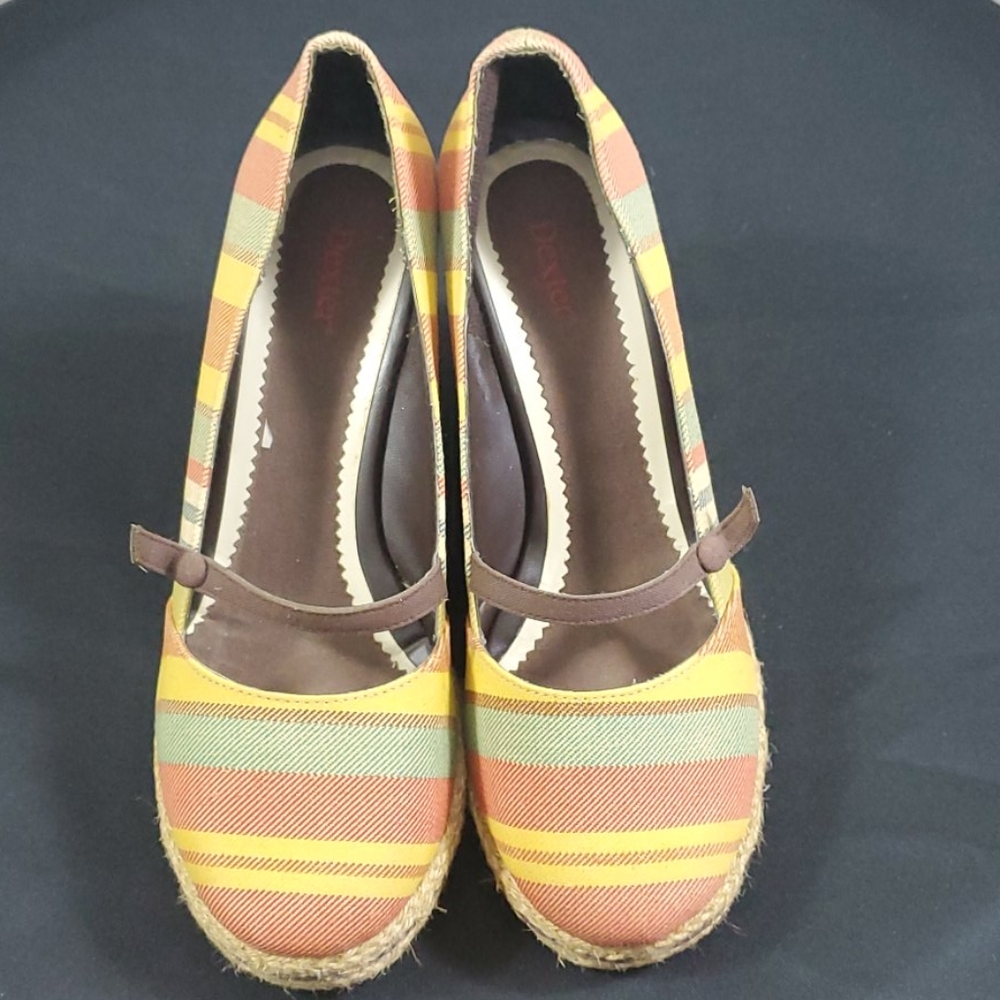 Dexter Espadrille Mary Jane Heels 8.5